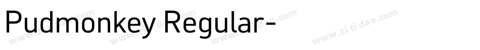 Pudmonkey Regular字体转换
